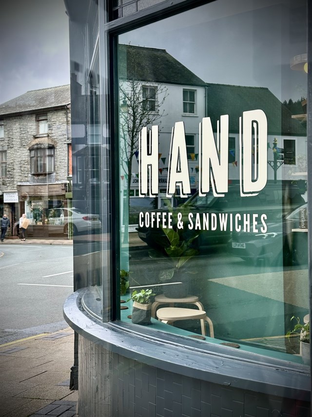 HAND coffee shop in Llanrwst