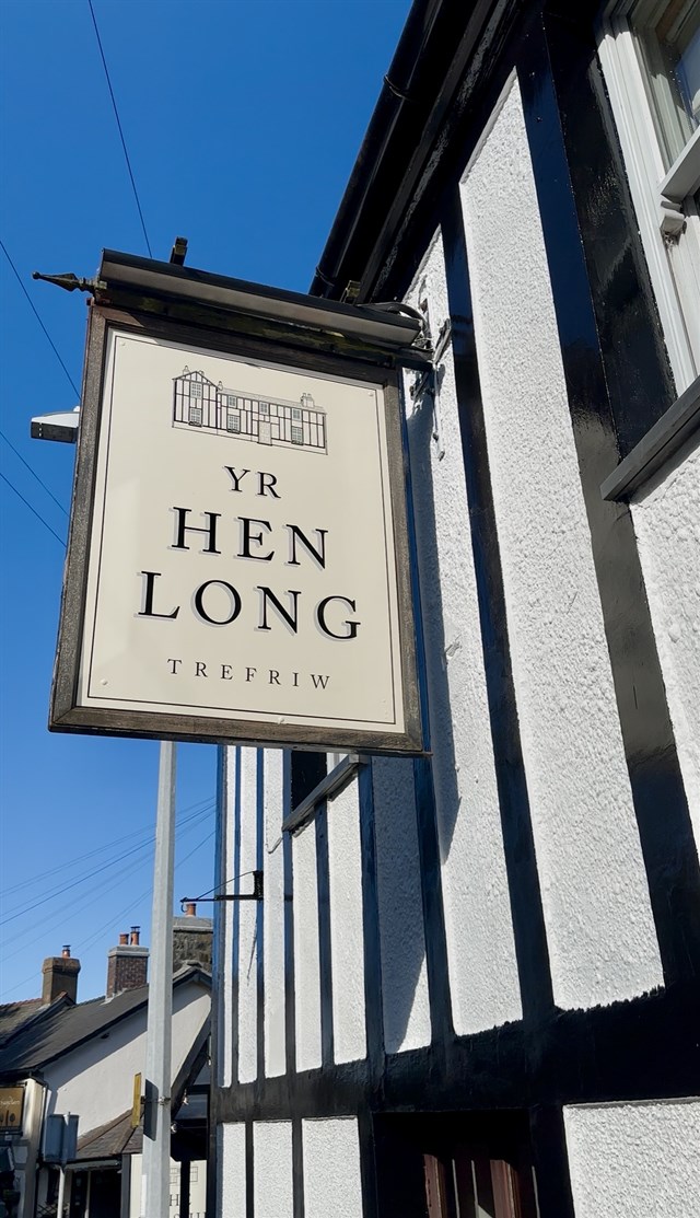 The exterior of The Old Ship in Trefriw