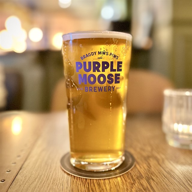 Purple Moose beer at The Old Ship