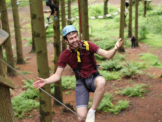 Tree Top high ropes course