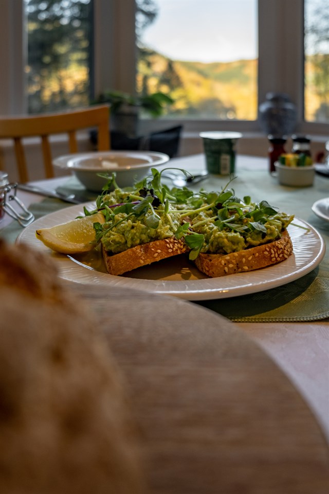 Breakfast with a view