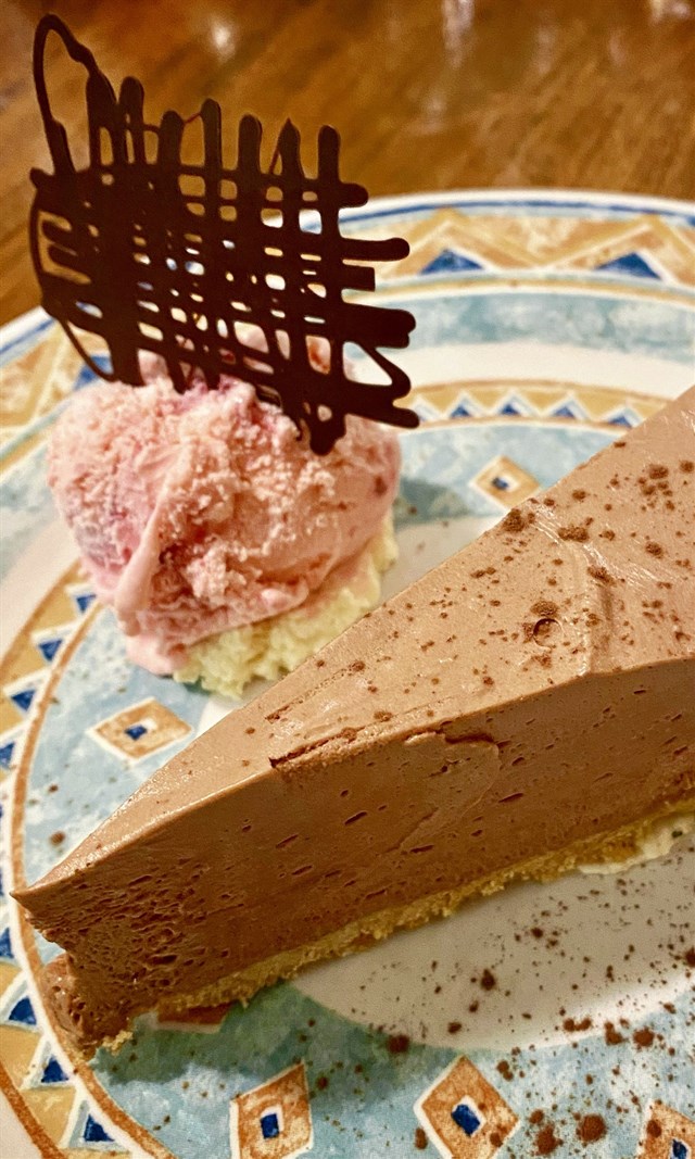 Dessert at The Princes Arms